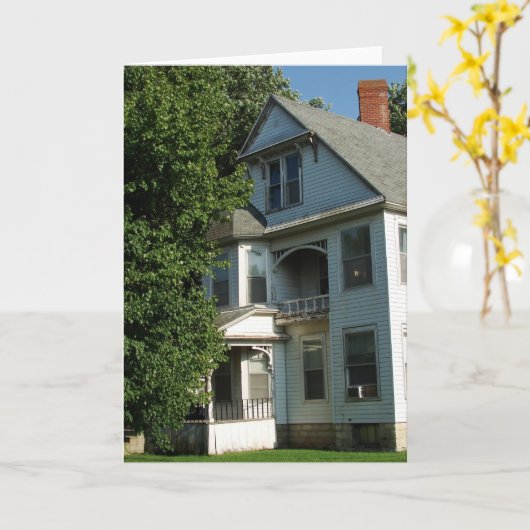 Een groot oud huis kaart (Gele Bloem)
