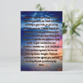 Een groot pad geplakt door gebed Wenskaart Kaart (Staand voorkant)