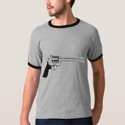Een groot Pistool vervoeren T-shirt (Voorkant)