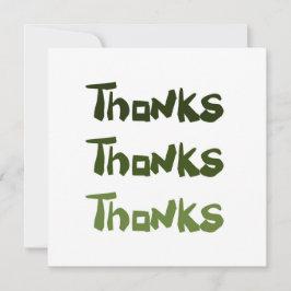 Een groot plezier Bedankt wenskaart