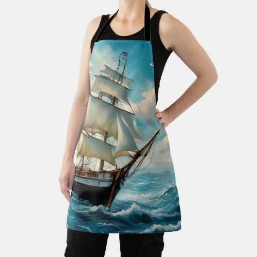 Een groot schip en mooi weer schort (Insitu)