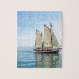 Een groot schip legpuzzel