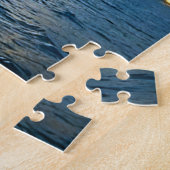 Een groot schip met gouden zeilen legpuzzel (Zijkant)