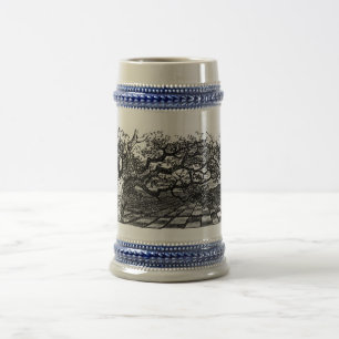 Een groot spel van schaak bierpul