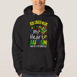 Een groot stuk van mijn hart heeft autisme en hij hoodie