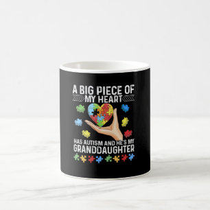 Een groot stuk van mijn hart heeft autisme en hij  koffiemok