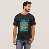 Een groot stuk van mijn hart leeft de hemel van mi t-shirt (Voorkant volledig)