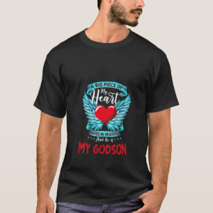 Een groot stuk van mijn hart leeft in de hemel en  t-shirt