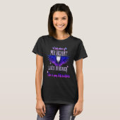 Een groot stuk van mijn hart leeft in de hemel... t-shirt (Voorkant volledig)