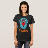 Een groot stuk van mijn hart leeft in de hemel... t-shirt (Voorkant volledig)