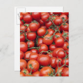 Een groot tomatengewas op de markt briefkaart (Voorkant / Achterkant)