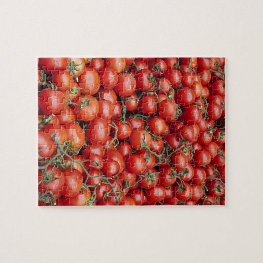 Een groot tomatengewas op de markt legpuzzel (Horizontaal)