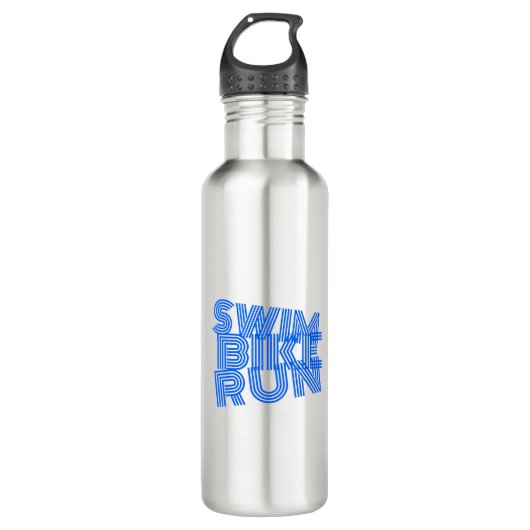Een groot Triathlon cadeau voor je vriend of famil Waterfles (Voorkant)