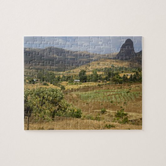 Een groot uitzicht op een grote rotsberg legpuzzel (Horizontaal)