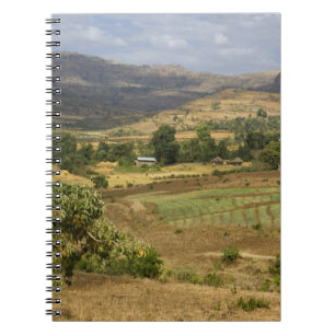 Een groot uitzicht op een grote rotsberg notitieboek