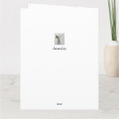 Een groot Verloving voor de bruiloft van ons allem Kaart (Achterkant)