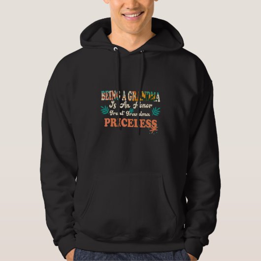 Een grootmoeder zijn is een eer om grootmoeder te hoodie (Voorkant)
