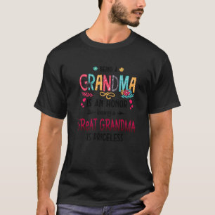 Een grootmoeder zijn is een eer om grootmoeder te t-shirt