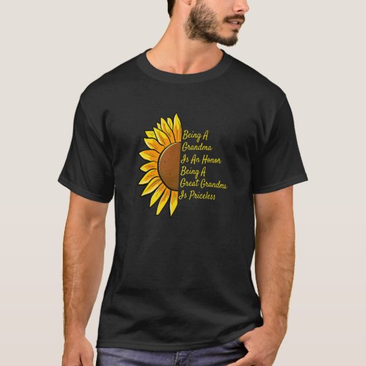 Een grootmoeder zijn is een eer om grootmoeder te t-shirt (Voorkant)