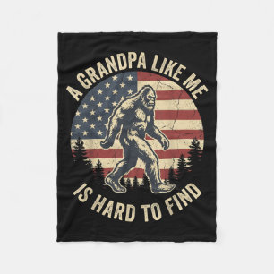 Een grootvader zoals is moeilijk te vinden Bigfoot Fleece Deken