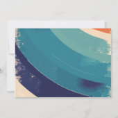 EEN Groovy Babe 1e Verjaardag Groovy Een foto Kaart (Achterkant)