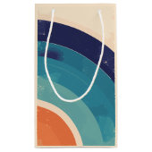 Een Groovy Babe Retro Daisy 1e Verjaardag Klein Cadeauzakje (Achterkant)