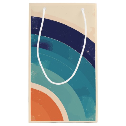 Een Groovy Babe Retro Daisy 1e Verjaardag Klein Cadeauzakje (Achterkant)