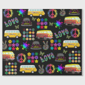 Een Groovy Birthday hebben Cadeaupapier (Vlak)