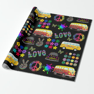 Een Groovy Birthday hebben Cadeaupapier