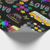 Een Groovy Birthday hebben Cadeaupapier (Hoek)