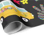 Een Groovy Birthday hebben Cadeaupapier (Rol Hoek)