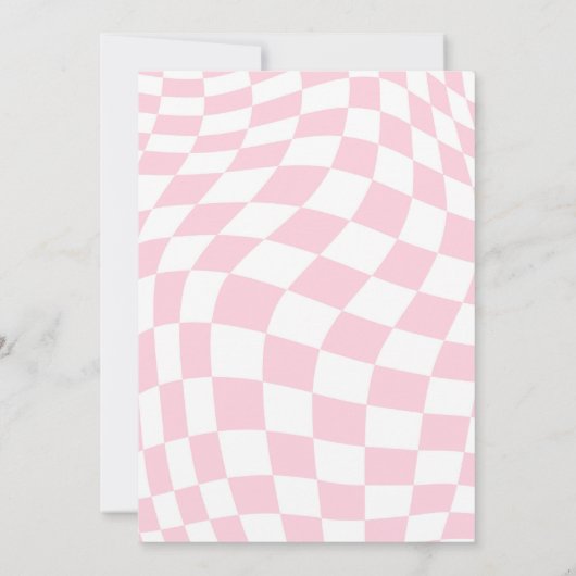 Een Groovy Chick Spring Daisy 1e verjaardagsfeestj Kaart (Achterkant)