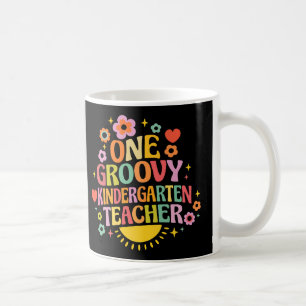 Een groovy kleuterleerkracht koffiemok