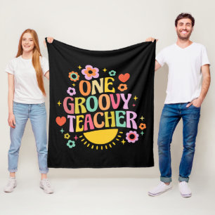 Een groovy leraar fleece deken