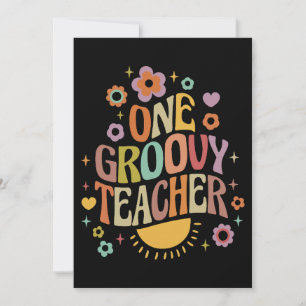 Een groovy leraar kaart