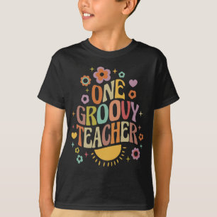 Een groovy leraar t-shirt
