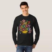 Een groovy leraar t-shirt (Voorkant volledig)
