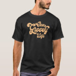 Eén Groovy Wife Retro Groovy 70s Birthday Matching T-shirt<br><div class="desc">Een Groovy Wife Retro Groovy 70's Familie van de Verjaardag</div>