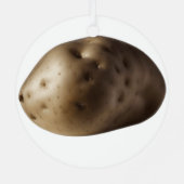 Een grote aardappel metalen ornament (Achterkant)