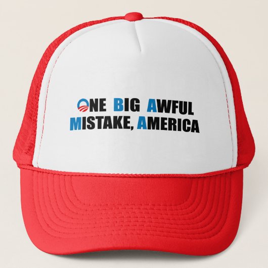 ÉÉN GROTE AWFUL MISTAKE, AMERIKA TRUCKER PET (Voorkant)
