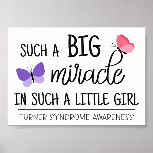 Een grote bewustwording van het mirakel Turner-syn Poster (Voorkant)