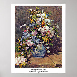 Een grote bloem door Pierre-Auguste Renoir Poster
