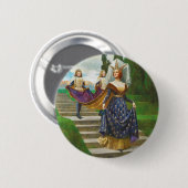 Een grote dame, circa 1910 door John Collier Ronde Button 5,7 Cm (Voorkant /achterkant)