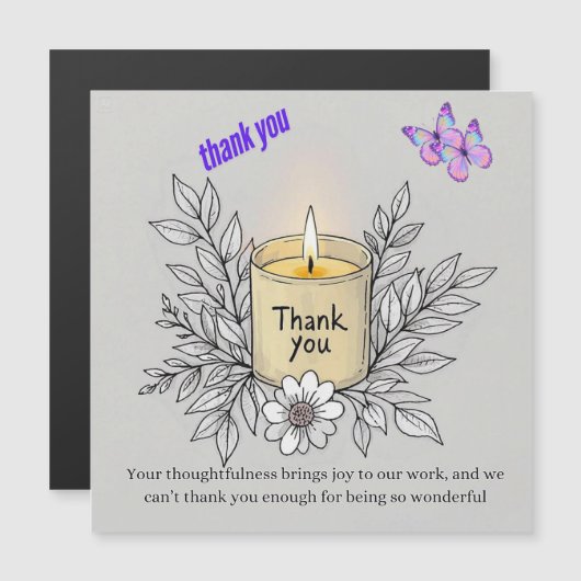 Een grote dank (Voorkant / Achterkant)