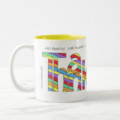 "Een grote dank!"  Mok (Links)