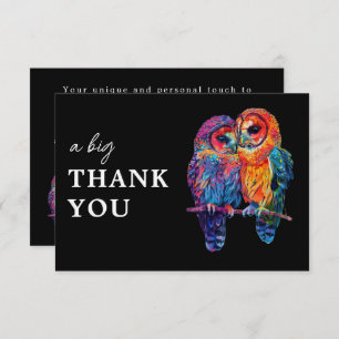 🌈 Een grote dank u LGBTQ Eeuwige Eenheid bruiloft Bedankkaart