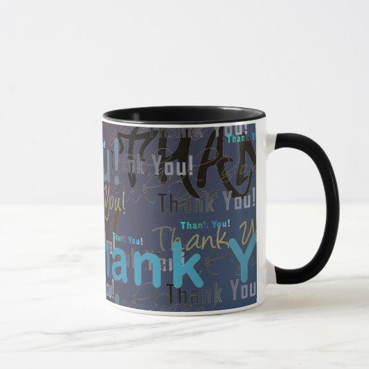 Een grote dank voor de Mok/beker koffie Mok (Rechts)