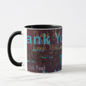 Een grote dank voor de Mok/beker koffie Mok (Links)