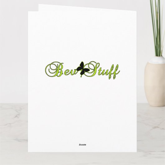 Een grote dank voor extra grote 8 x 10 kaarten (Achterkant)