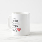 Een Grote Dokter Geneest Harten Gepersonaliseerd Koffiemok (Voorkant links)